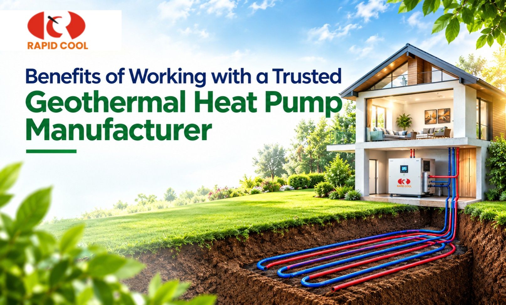 Geothermal Heat Pump Manufacturer in India | Rapid Cool